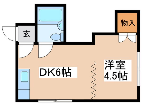 コムズ月寒中央Cの物件間取画像